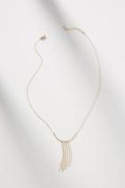 Anthropologie By Boe 14k Gold-filled Tassled Drop Necklace