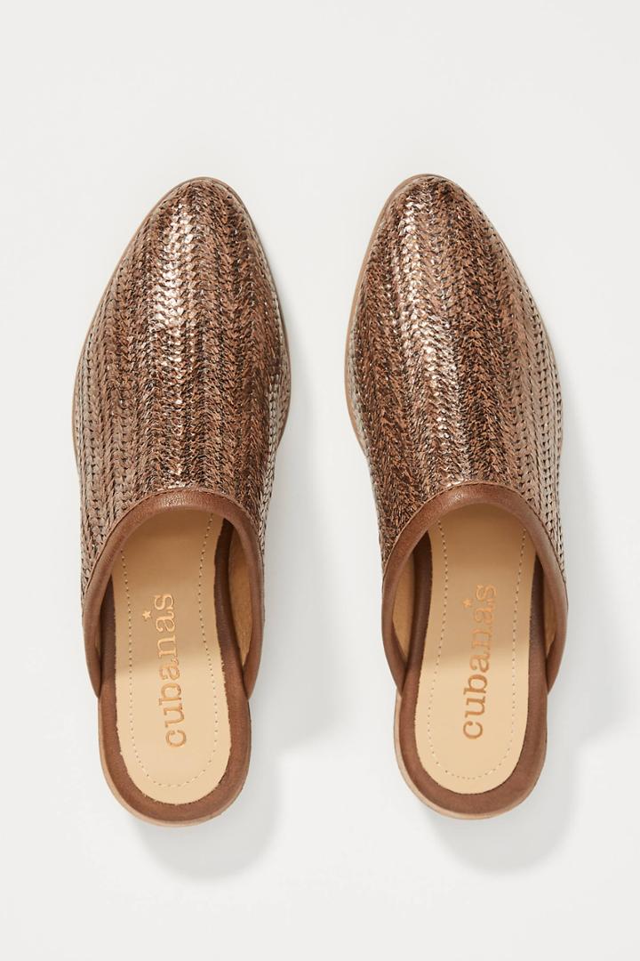 Cubanas Woven Slides