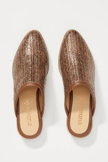Cubanas Woven Slides