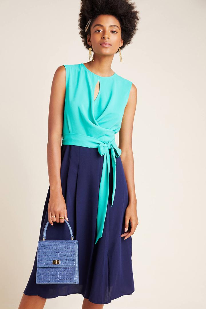 Mare Mare Pietra Colorblocked Midi Dress
