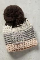 Anthropologie Thatched Pom Beanie