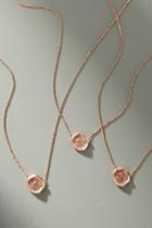 Sirciam 14k Rose Gold Monogram Necklace