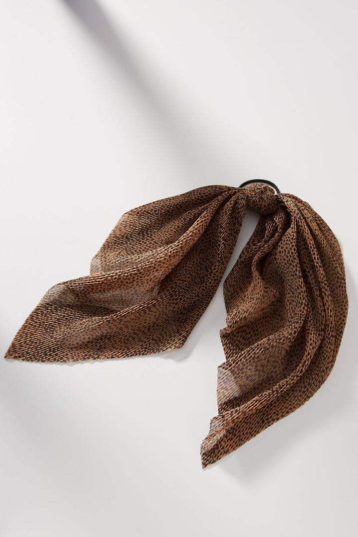 Anthropologie Prowl About Scarf Pontail Holder