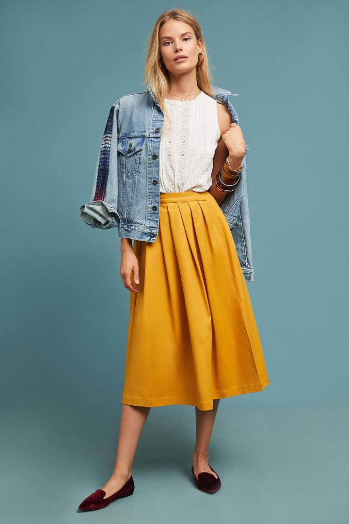 Featherbone Dordogne Pintucked Top
