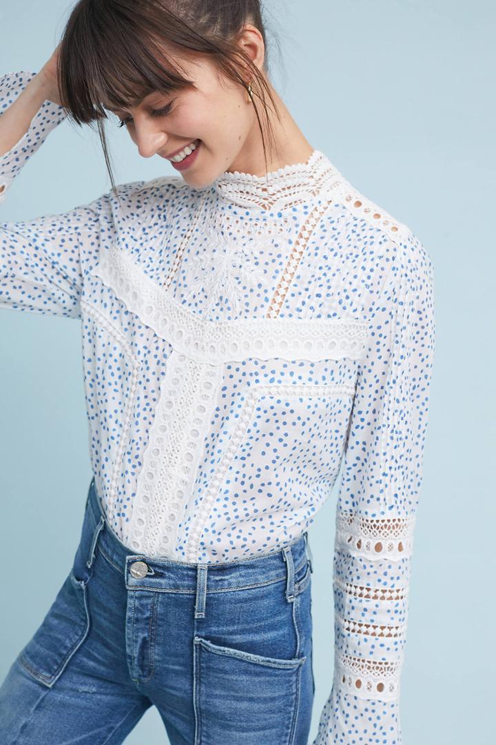 Ranna Gill Victoria Laced Blouse