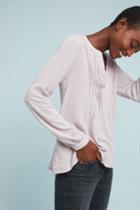 Velvet By Graham & Spencer Verona Pleated Top