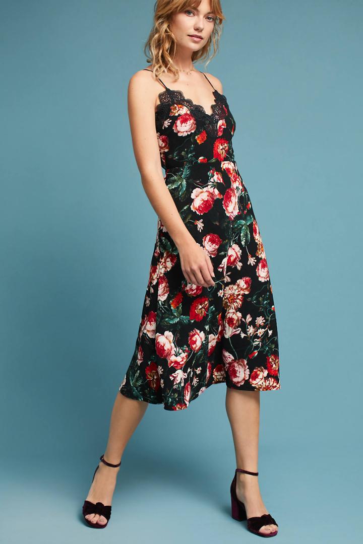 Foxiedox Autumnal Slip Dress