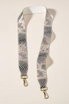 Anthropologie Snake-printed Bag Strap