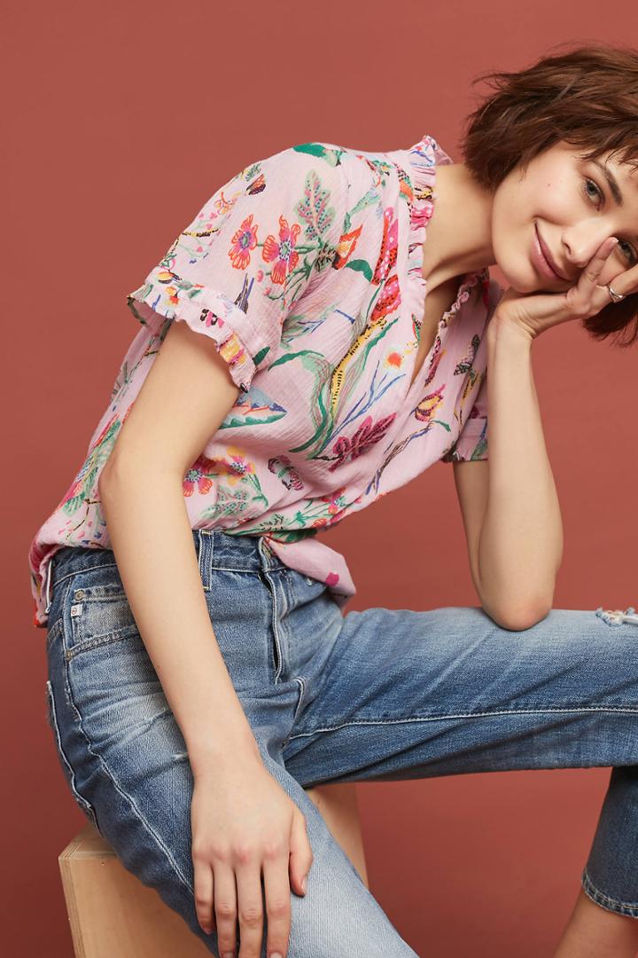 Banjanan Garden View Silk Blouse