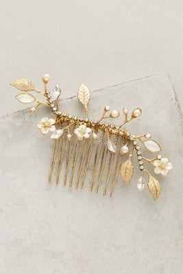 Anthropologie Aureate Vine Comb