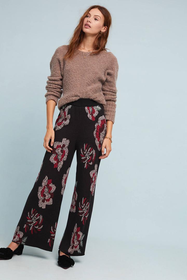 Farm Rio Floral Sweater Pants