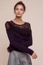 Knitted & Knotted Mixed Media Pullover
