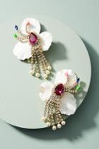 Shourouk Orchid Drop Earrings
