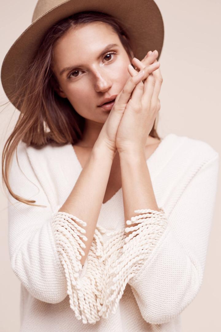 Deletta Maven Fringed Pullover