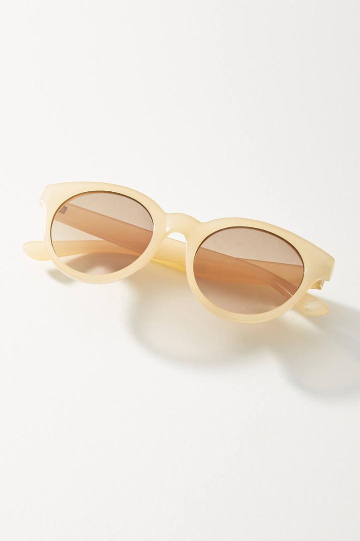 Anthropologie Maija Round Cat-eye Sunglasses