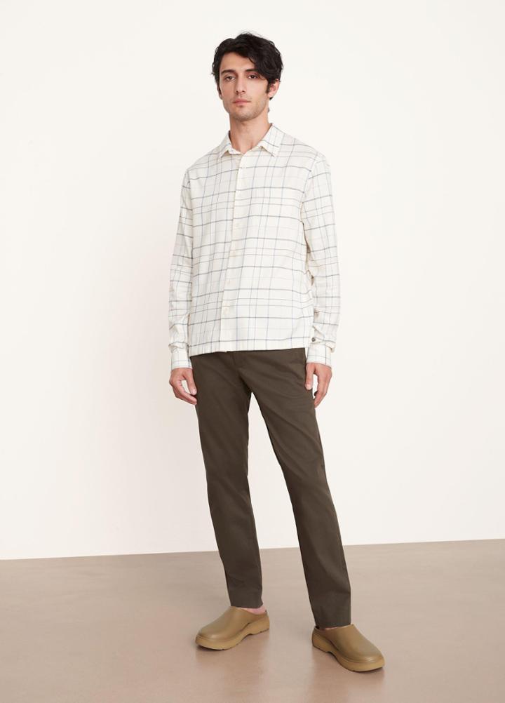 Vince Oakdale Plaid Long Sleeve Shirt