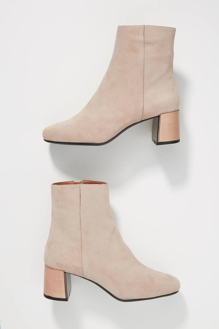Lola Cruz Lucite-heeled Booties
