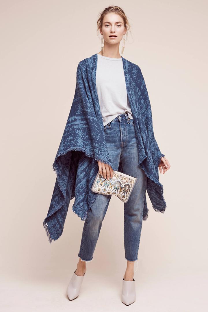 Anthropologie Indira Denim Kimono