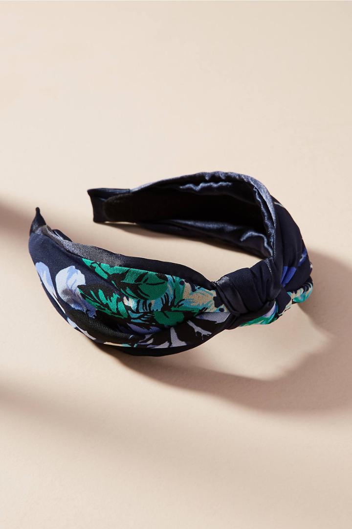 Anthropologie Floral Chiffon Headband