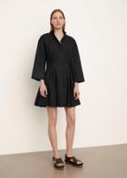 Vince Fitted Band Collar Mini Dress