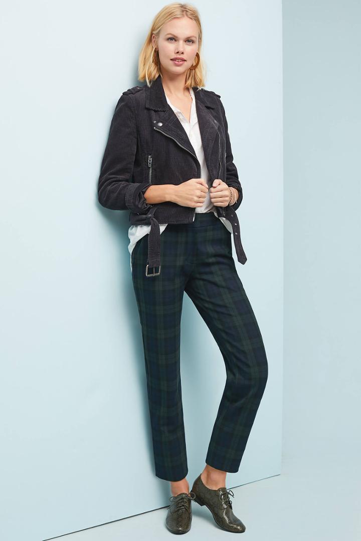 Velvet By Graham & Spencer Brenley Plaid Pants