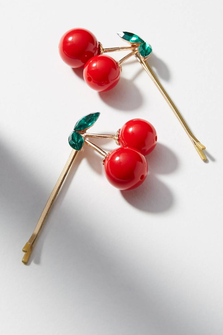 Miss Ellie Cherries Bobby Pin Set