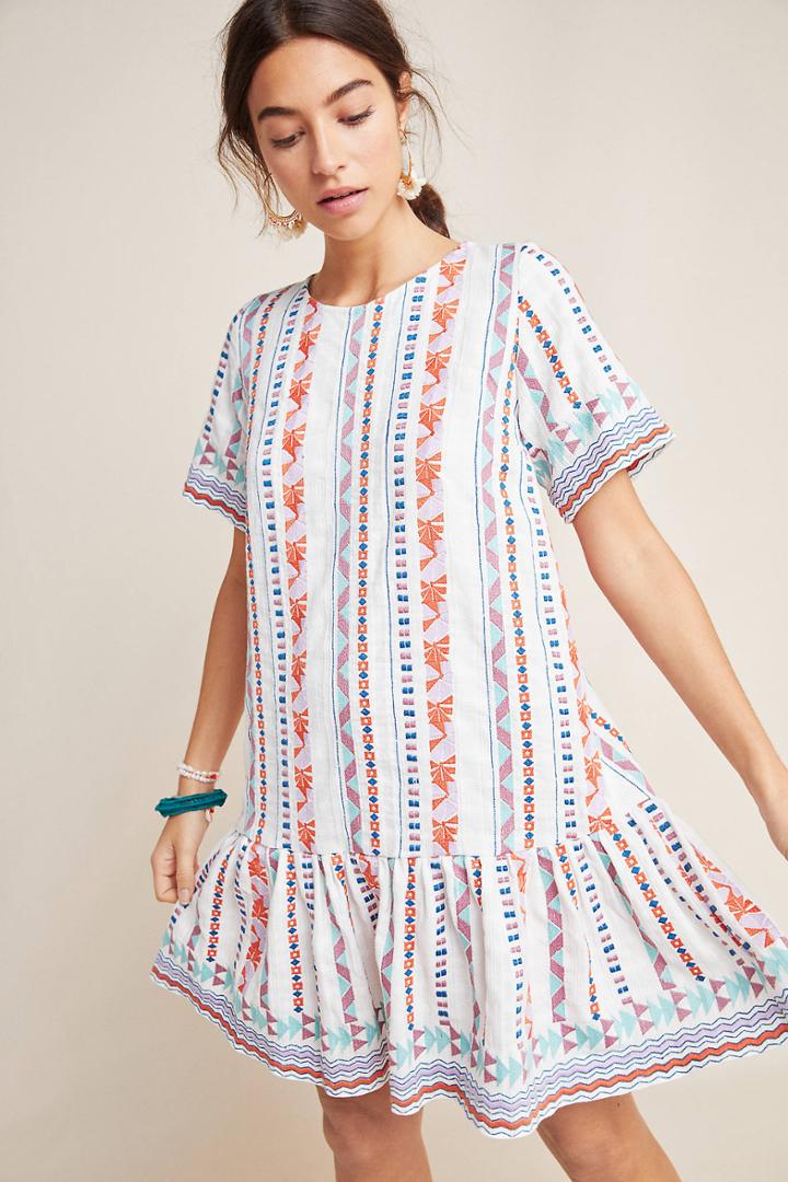 Duet Factory Tildie Embroidered Tunic Dress