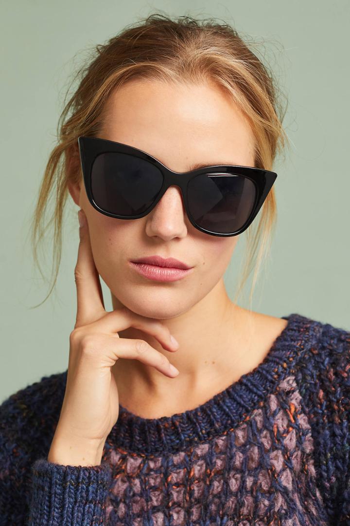 Anthropologie Retro Cat-eye Sunglasses