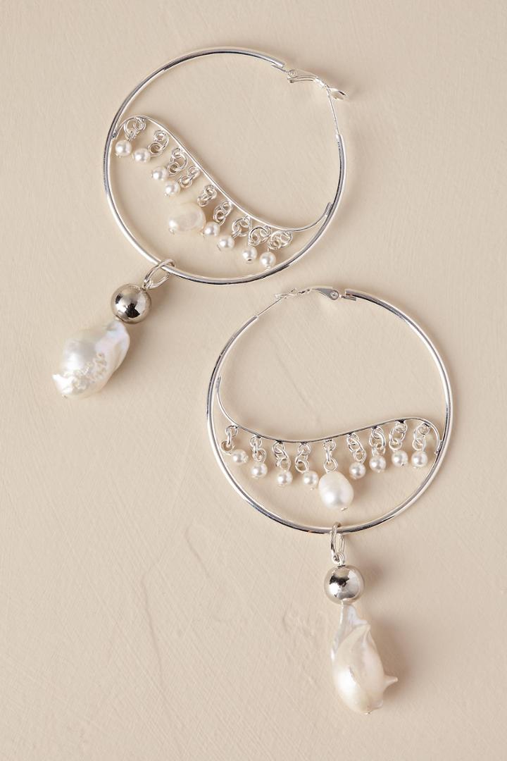 Anthropologie Ziva Hoop Earrings