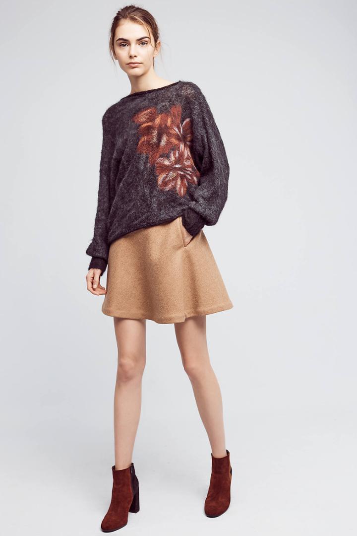 Troubadour Felted Florals Pullover