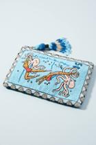 Anthropologie Beaded Postage Pouch