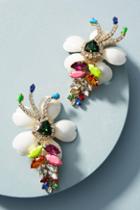 Shourouk Exotic Flower Drop Earrings