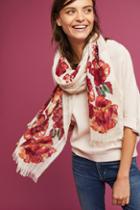 Anthropologie Savannah Blooms Scarf