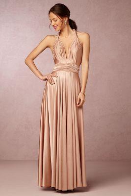 Twobirds Bridesmaids Ginger Convertible Maxi