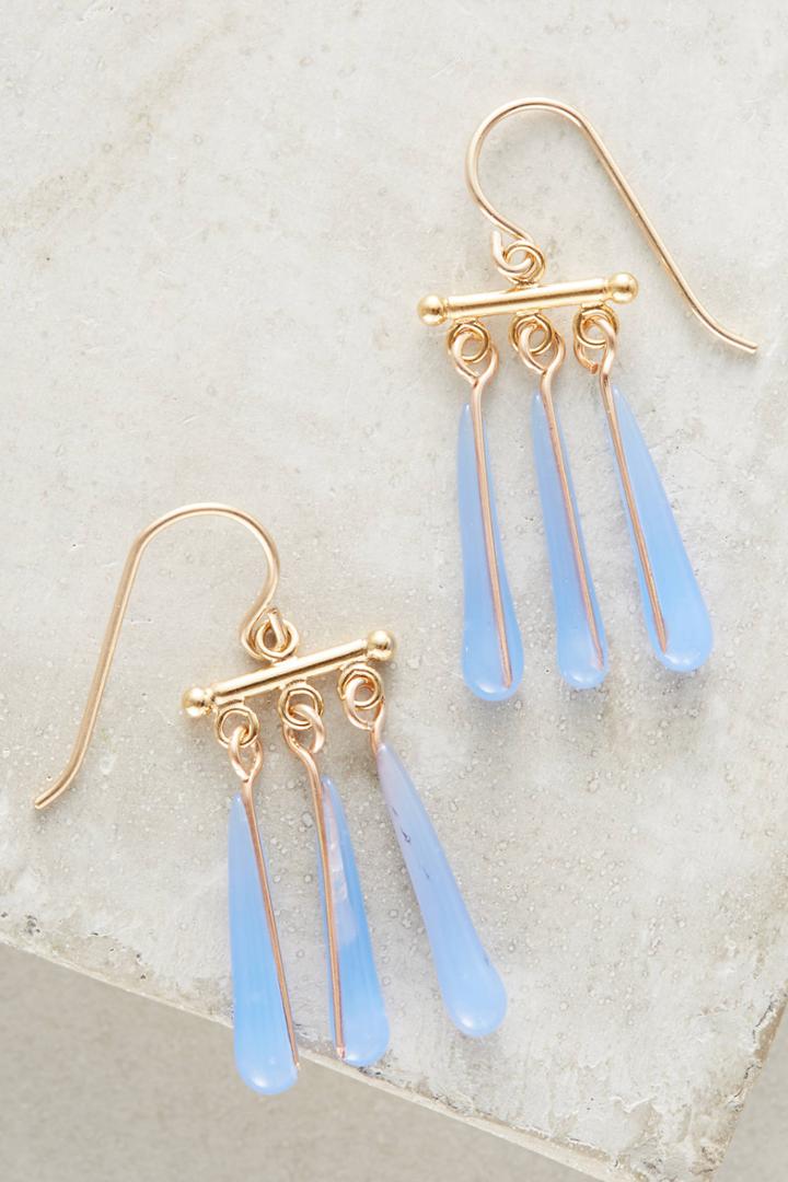 Jess Panza Plume Drop Earrings