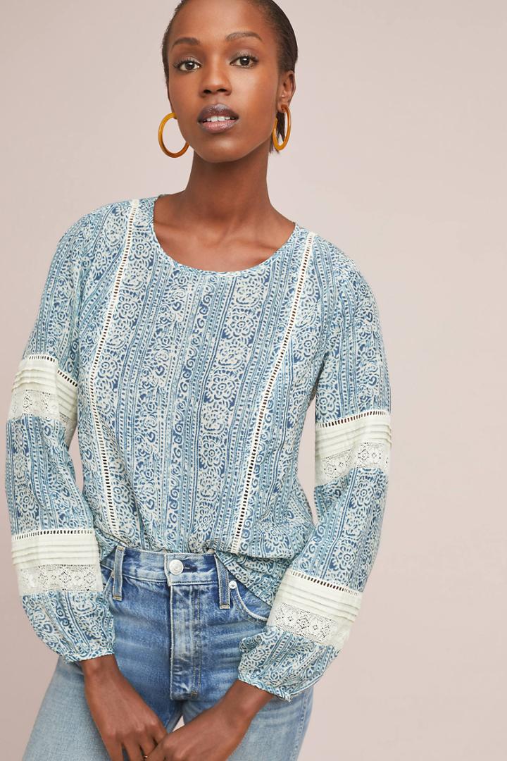 Scotch & Soda Dorado Peasant Top