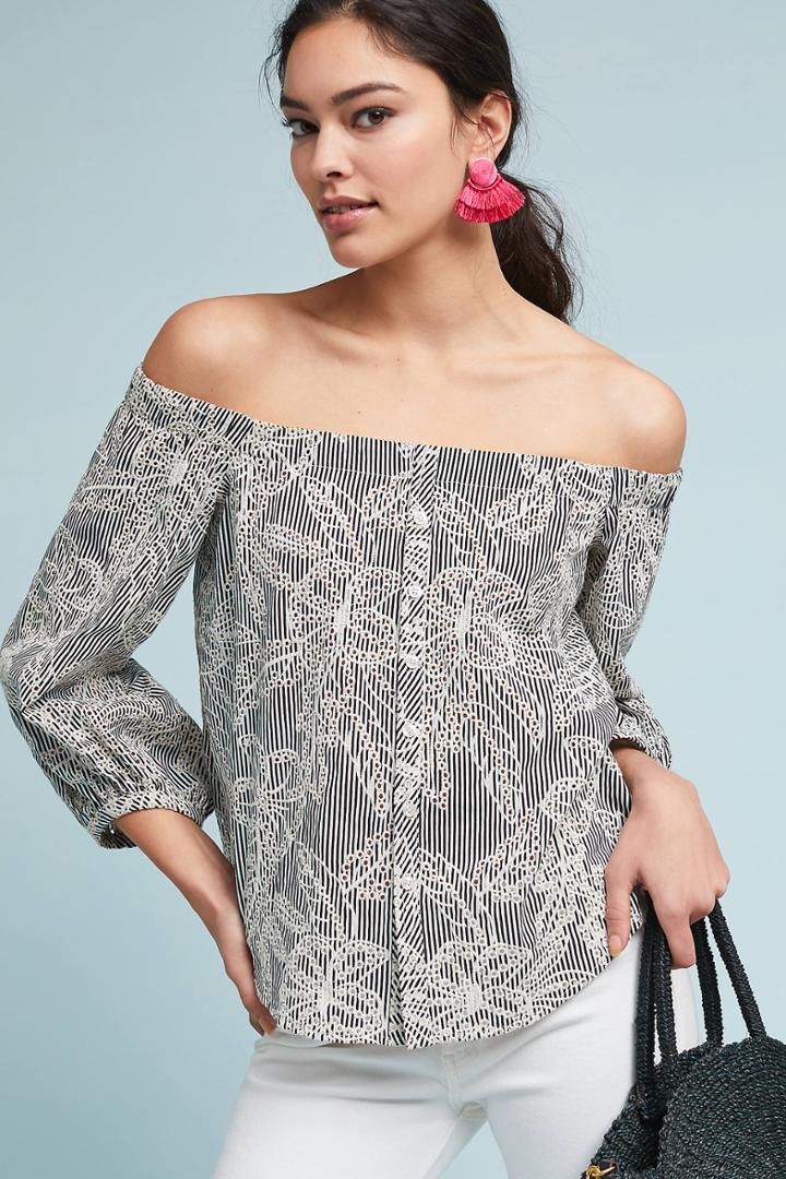 Mcguire Off-the-shoulder Blouse