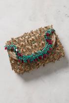 Mintsa Gold Flower Clutch