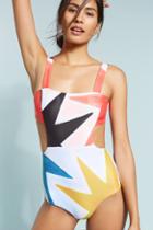 Mara Hoffman Palm Cutout One-piece