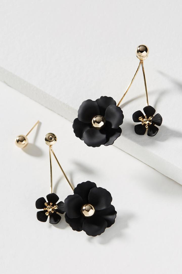 Anthropologie Adelaide Front-back Earrings