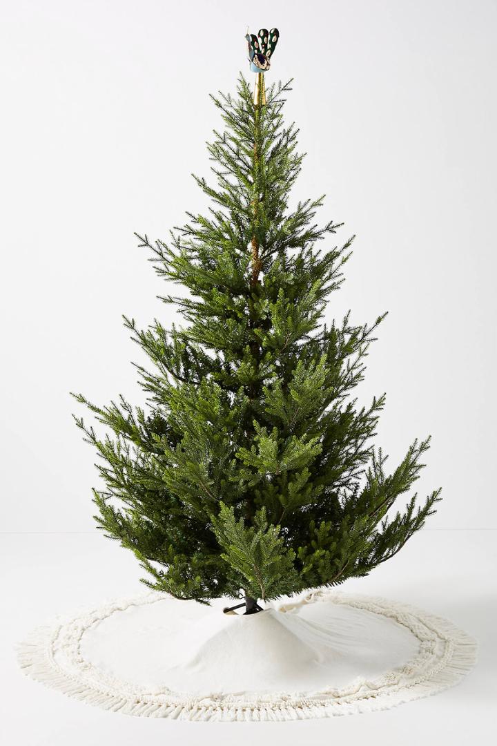 Anthropologie Snowdrift Tree Skirt