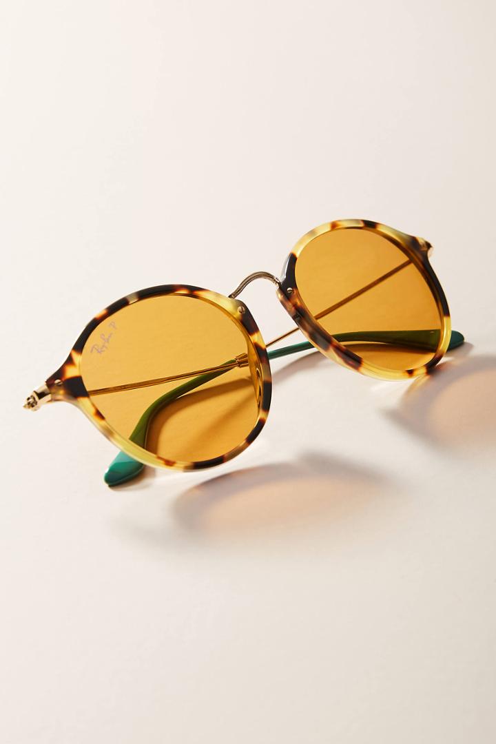 Ray-ban Round Fleck Sunglasses