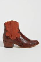 Anthropologie Dolly Western Ankle Boots