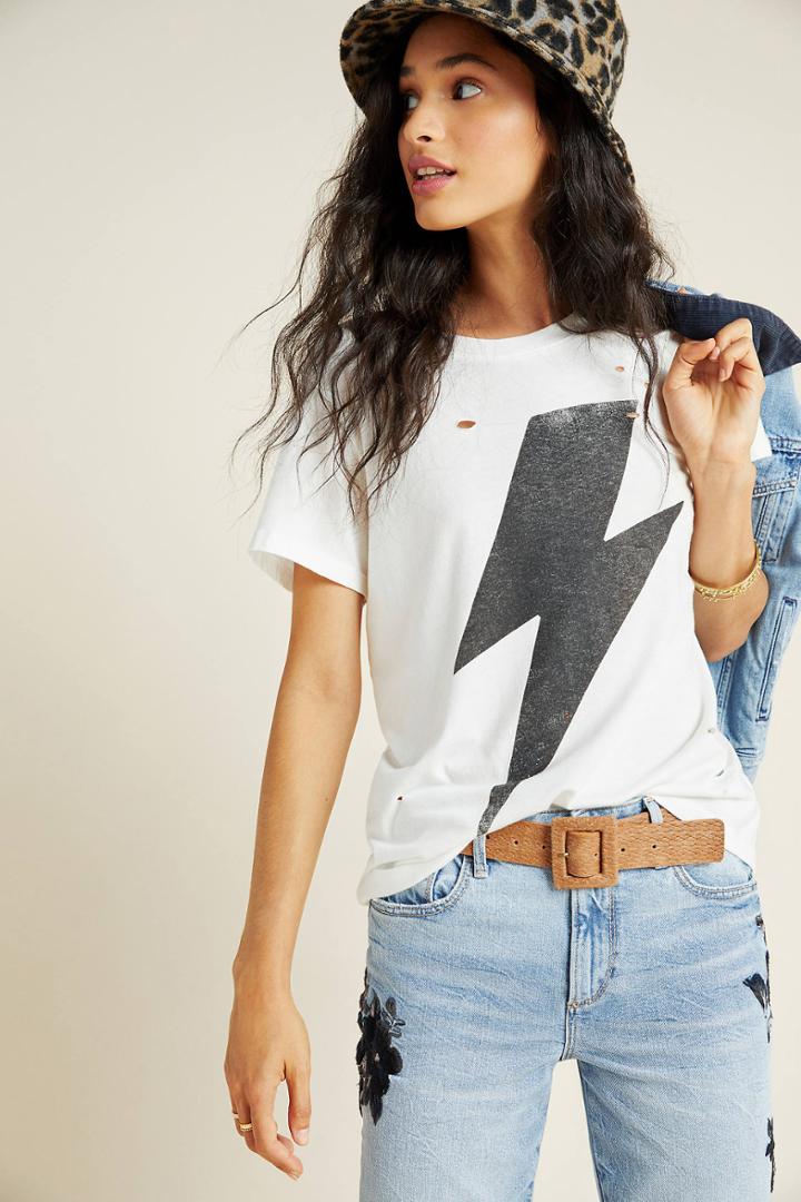 Letluv Lightning Bolt Graphic Tee