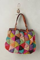 Jamin Puech Woven Mosaic Carryall Bag