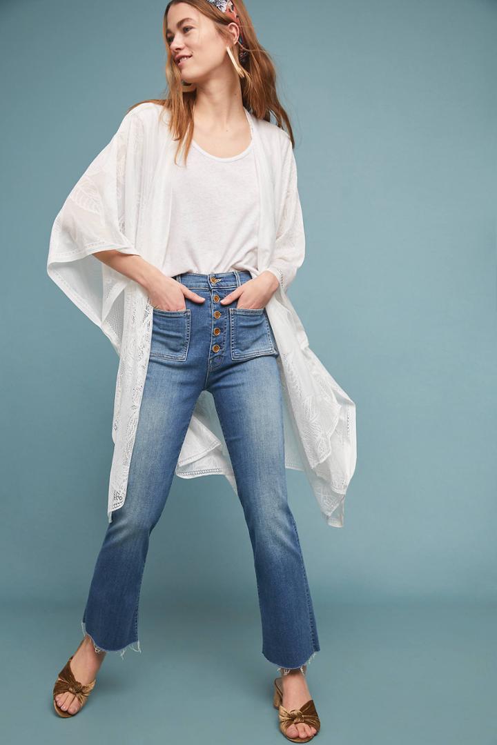 Anthropologie Delilah Lace Kimono