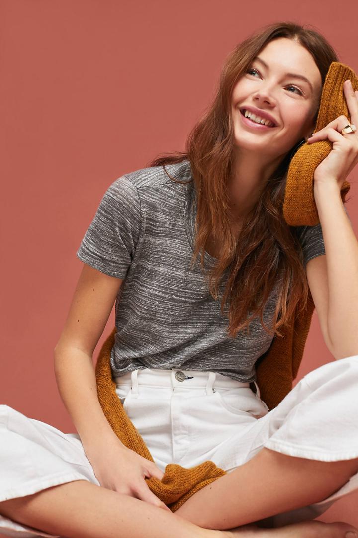 Stateside Coastal Linen Top