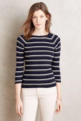Moth Ribbed Sera Pullover