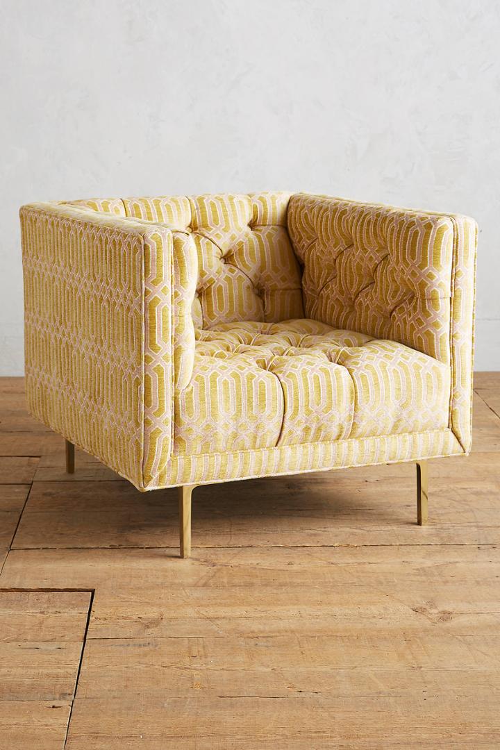 Anthropologie Trellis-woven Mina Chair