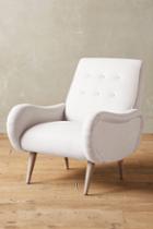 Anthropologie Belgian Linen Losange Chair